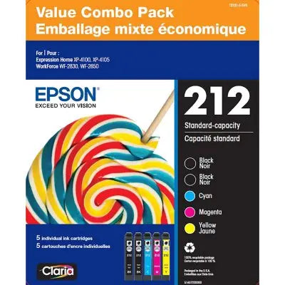 Epson T212 Claria Tintenpatrone, Schwarz/Cyan/Magenta/Gelb