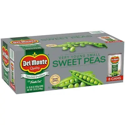 Del Monte Harvest Selects Very Young Small Sweet Peas , 15.25 oz., 8 pk.