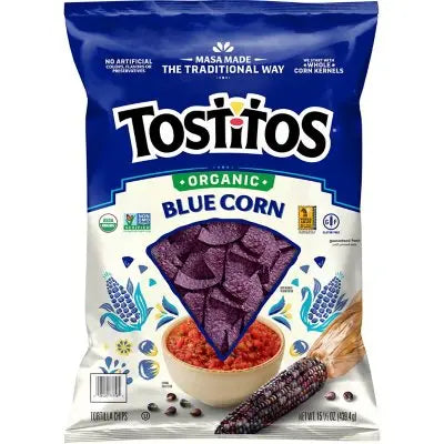 Tostitos Bio Tortilla Chips aus blauem Mais, 439 g
