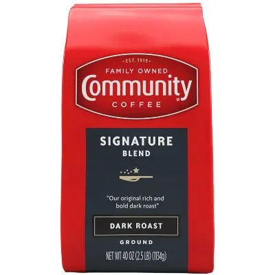 Community Coffee Ground Signature Blend, 40 أونصة.