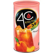 4C مزيج شاي مثلج بالخوخ، 82.6 أونصة.