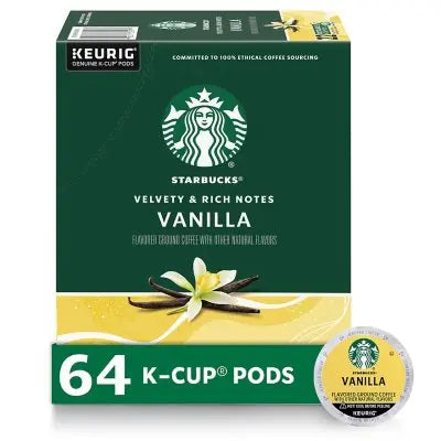 Starbucks Vanilla Flavor Coffee K-cup, 64 ct.