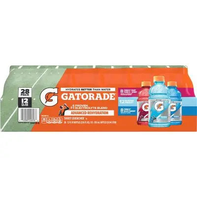 Gatorade Thirst Quencher Sports Drinks Turf Variety Pack, 12 fl. oz., 28 pk.