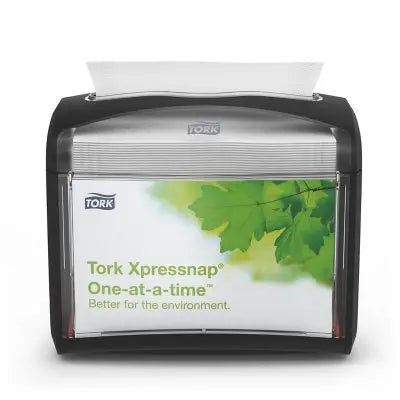Tork Xpressnap One-at-a-time Tabletop Napkin Dispenser, Black