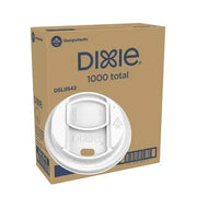 Dixie Closeable Slider Lid for Disposable Hot Cups, Fits 10-20 oz. Cups 1000 ct.