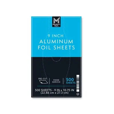 Member's Mark Foil Sheets, 9" x 10.75" (500 ct.)