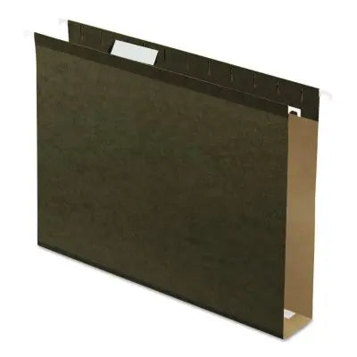 Pendaflex 2" Reinforced Extra Capacity Hanging Folders, Standard Green Letter, 25 ct.