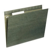 Smead 1/3 Cut Adjustable Positions Hanging File Folders, Green Letter, 25ct.