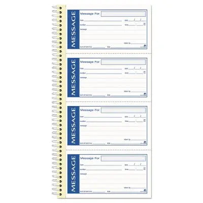 AdamsÂ® Write 'n Stick Phone Message Book, Two-Part Carbonless