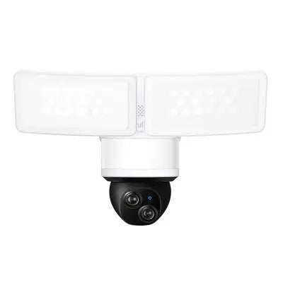 eufy E340 Kabelgebundener 3K Pan-Tilt Flutlicht-Außenstrahler mit Dual-Kameras