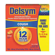 Delsym 12-Std. Hustenmittel flüssig, Orange, 2er-Pack, 147 ml/Packung