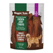 Waggin Train Chicken Jerky Tenders with Bone Broth & Turmeric, High Protein Dog Treats, 36 oz.