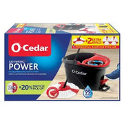O-Cedar EasyWring Power Microfiber Spin Mop + 2 Refills