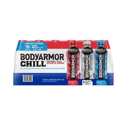 BODYARMOR CHILL Sports Drink Variety Pack 20 fl. oz., 18 pk.