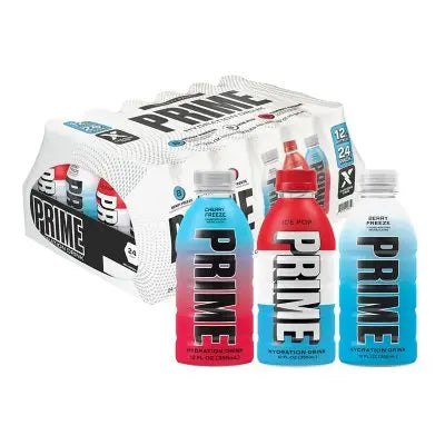 مشروب برايم للترطيب، عبوة متنوعة، 12 أونصة سائلة، 24 عبوة.
