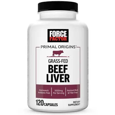 Force Factor Primal Origins Beef Liver Capsules, 120 ct.