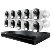 نظام أمان من نايت أول، كاميرات PoE بدقة 4K مع مسجل فيديو شبكي (NVR) بسعة 4 تيرابايت، 10 حزم.