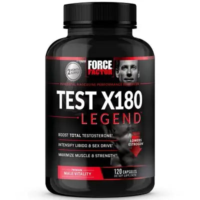 Force Factor Test X180 Legend Testosterone Booster Capsules 120 ct.