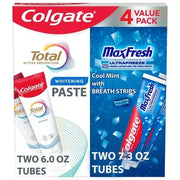 Colgate Total Whitening + Maxfresh Toothpaste, 26.6 oz., 4 pk.