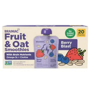 Brainiac Frucht- und Hafer-Smoothie-Beutel, 20er-Pack.