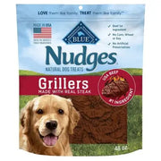 Blue Buffalo Nudges Grillers Steak Flavored Natural Dog Treats, 48 oz.