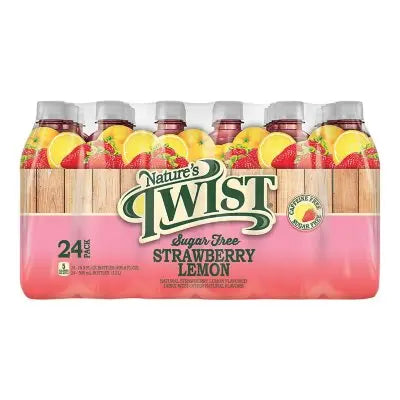 Nature's Twist Sugar-Free Strawberry Lemon 16.9 fl. oz., 24 pk.