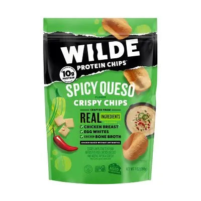 WILDE Protein Chips Spicy Queso, 198 g.