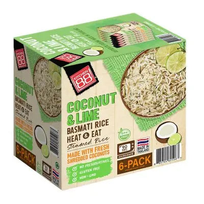Kitchen 88  Coconut Lime Rice, 8.8 oz., 6 pk.