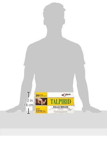 Bell Laboratories Talpirid 7150 Mole Bait Worms, 20 Count