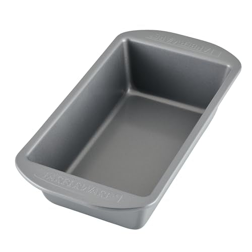 Farberware Nonstick Bakeware 9-Inch x 5-Inch Loaf Pan, Gray -
