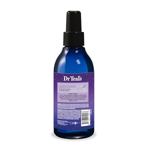 Dr Teal's Sleep Spray with Melatonin & Essential Oil Blend, 6 fl oz (Pack of 3)