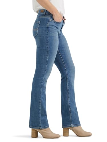 Lee Women's Ultra Lux Comfort with Flex Motion Bootcut Jean Majestic 14 Medium