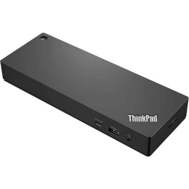 Lenovo ThinkPad Universal Thunderbolt 4 Dock, 4 Displays, Dynamic Power Charging up to 100W, Black