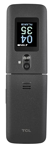 Tracfone, TCL FLIP 3, 16GB, Prepaid Smartphone, Stone Gray, 5MP Video Capable Camera, Locked