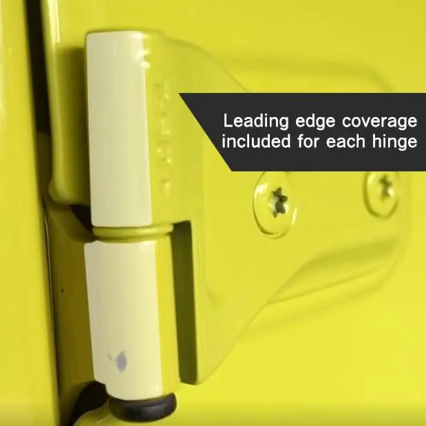 Rock Stopperz Door Hinge Protection Kit - Compatible with Jeep Wrangler JL/JLU/Gladiator - 2 or 4 Door (2019 - Current. Coverage for 5 Doors Total)