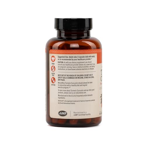 NatureWise Curcumin Turmeric 2250mg - 95% Curcuminoids & BioPerine Black Pepper Extract for Advanced Absorption - Daily Joint and Immune Health Support - Vegan, Non-GMO, 90 Count[30-Day Supply]