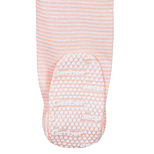 Gerber Baby Girls' 4-Pack Footed Pajamas, Love Llamas Pink, 18 Months