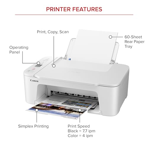 Canon PIXMA TS3720 Wireless All-in-One Printer (6671C022)