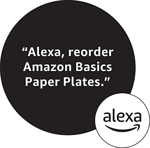 Amazon Basics Ultra Pappteller, 17,45 cm, Einweg, 600 Stück (2er-Pack mit je 300) (ehemals Encore)