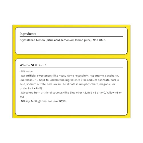 True Lemon Water Enhancer Packets - Sugar-Free, 0 Calorie Drink Mix with Real Lemon Flavor (Bulk Pack of 500)