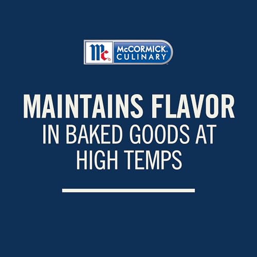 McCormick Culinary Clear Imitation Vanilla Extract, 32 fl oz - One 32 Fluid Ounce Bottle of Clear Vanilla Flavoring for Baking, Perfect in Baked Goods, Frostings, Custards and Desserts