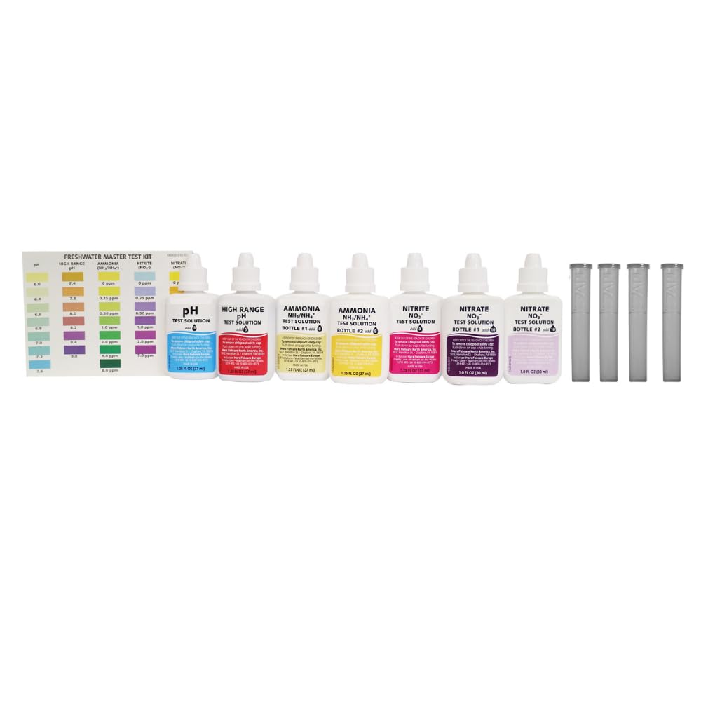 API FRESHWATER MASTER TEST KIT 800-Test Freshwater Aquarium Water Master Test Kit, White, Single, Multi-colored