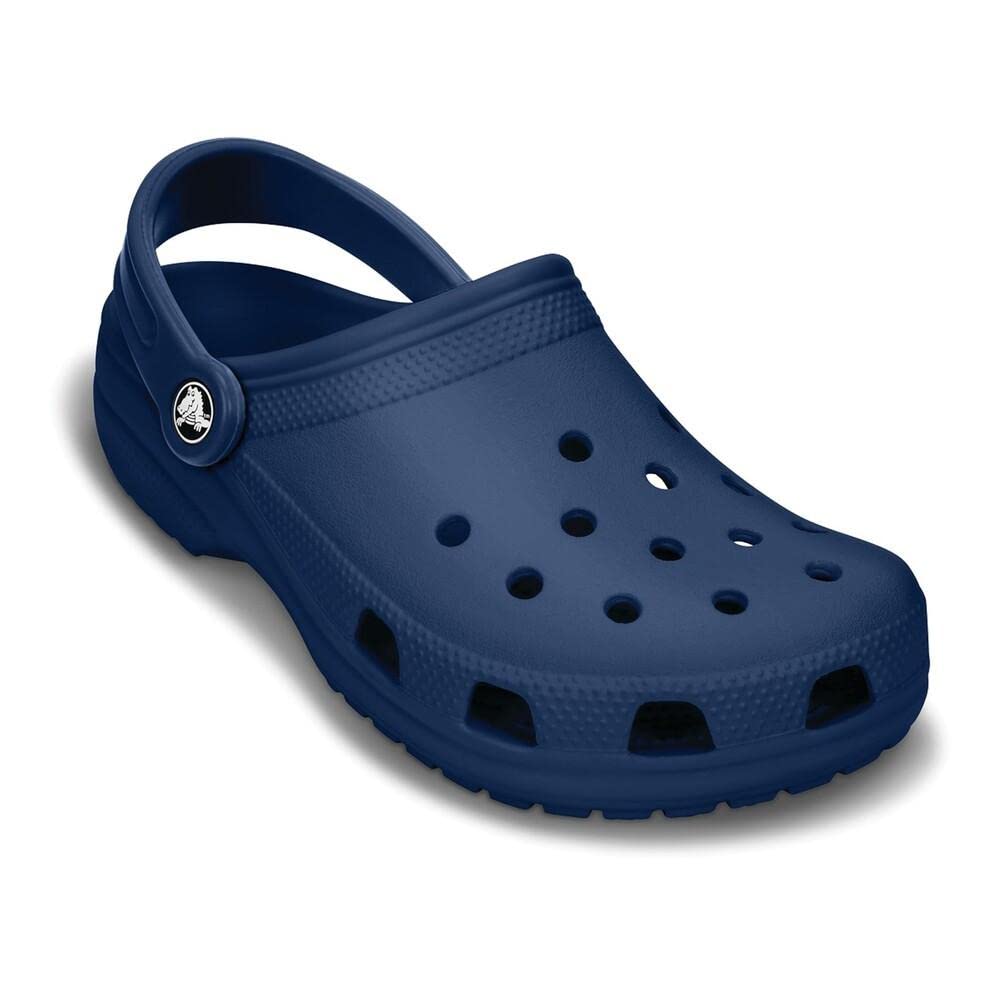 Crocs Unisex-Adult Classic Clogs, Navy, 12 Women/10 Men
