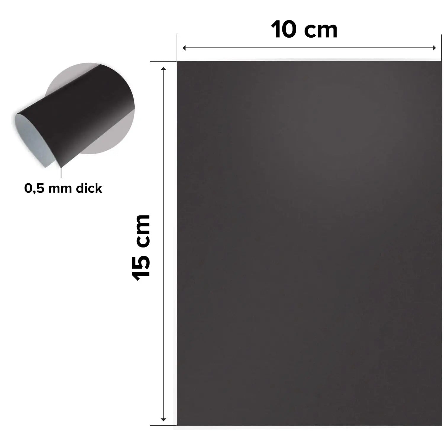 Magnetic Sheets with Adhesive Backing - 4x6 10 Pack Adhesive Sheets for Magnetic Stickers and Photos - 100% Customizable