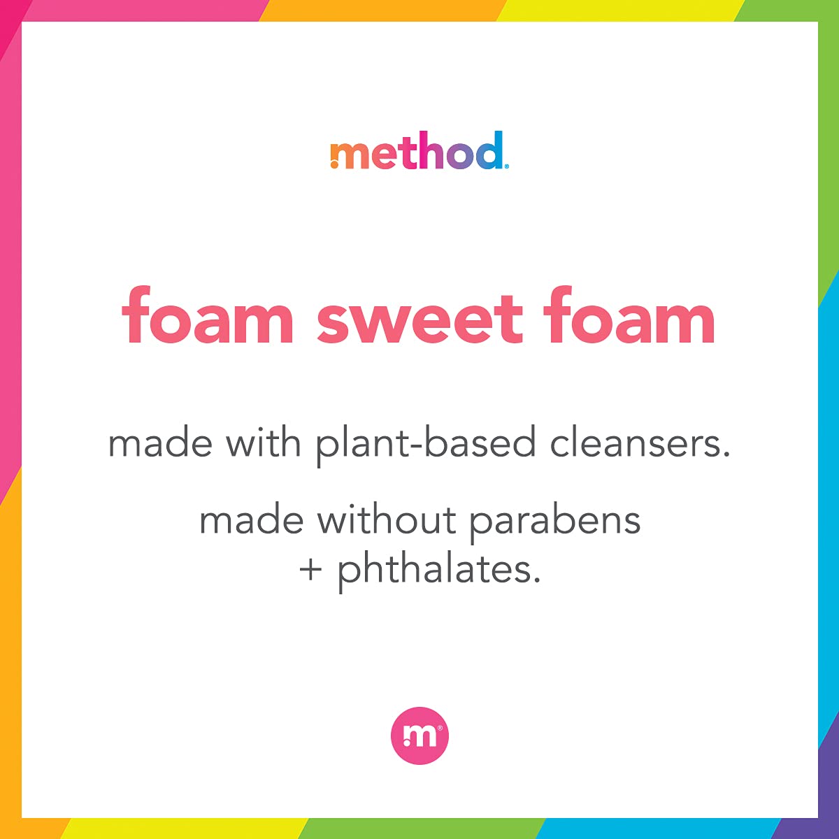 Method Foaming Hand Soap, Sea Minerals, Paraben and Phthalate Free, Biodegradable Formula, 10 fl oz (Pack of 3)