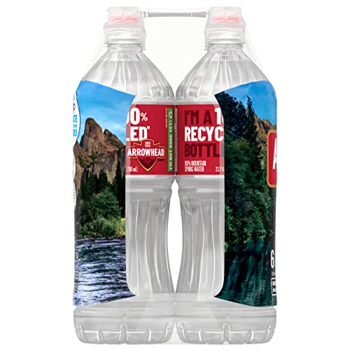 Arrowhead 100% Mountain Spring Water, 23.7 oz