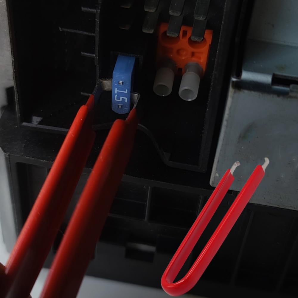 LZLINYJLONG Relay Puller Pliers Relay and Fuse Remover Tool, Automotive Relay FMM Fuses Puller Tool, Car Vehicle Battery Terminal Wiper Remover