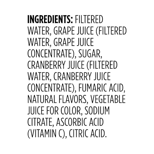 Amazon Grocery, Grape Cranberry Juice Cocktail, 64 Fl Oz (Previously Happy Belly, Packaging May Vary)