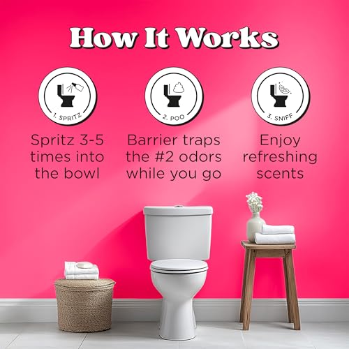 Poo-Pourri Before-You-Go Toilet Spray, Travel Essentials, .34 Fl Oz, In A Pinch Variety 3 Pack, Each Up to 20 Uses, On-The-Go Bathroom Odor Deodorizer with Essential Oils, TSA Approved Size, 2 Scents
