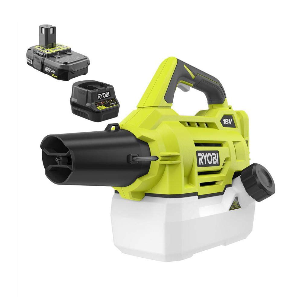 بخاخ لاسلكي RYOBI ONE+ ببطارية ليثيوم أيون 18 فولت مع بطارية 2.0 أمبير وشاحن متضمن باللون الأخضر